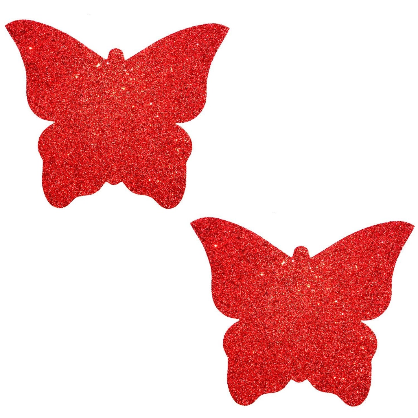 Neva Nude - Ravish Me Red Glitter Butterfly Nipple Cover Pasties
