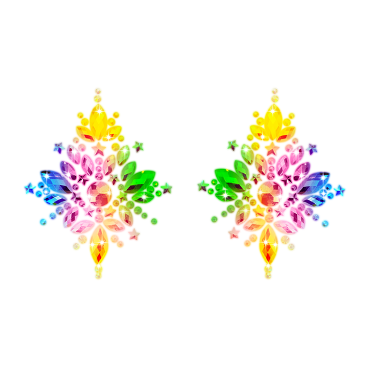 Twinkle Twinkle LED Light Up Crystal Nipple Cover Pasties