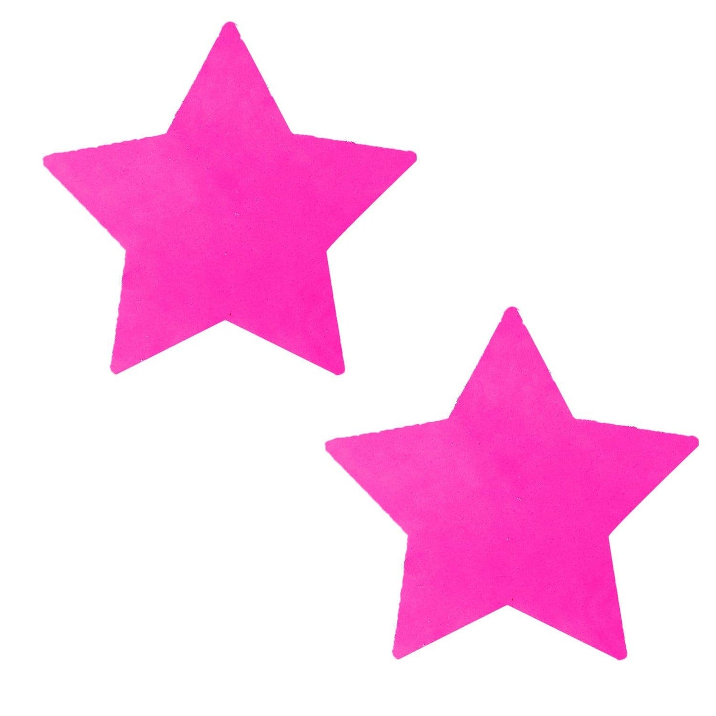 Neva Nude - Neon Pink Blacklight Starburst Starry Nights Nipple Cover Pasties
