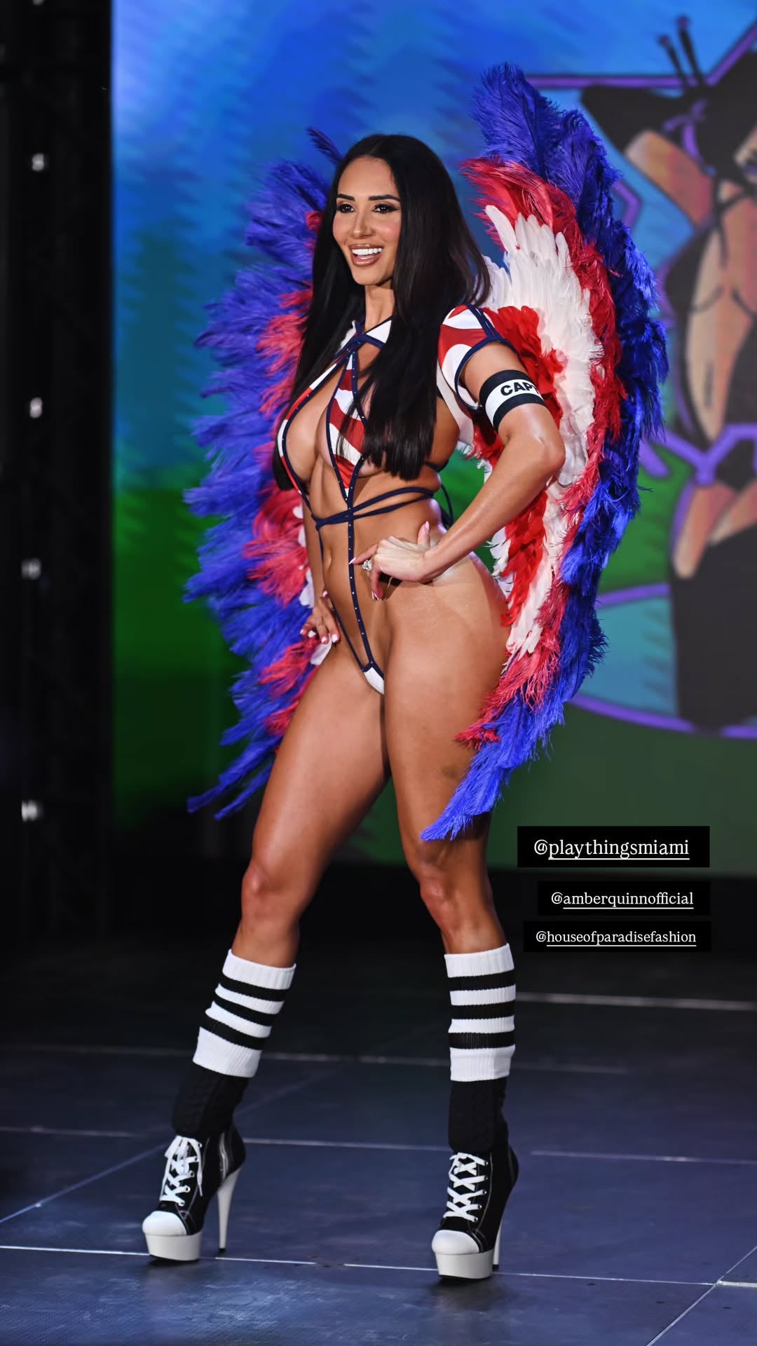 USA Team Sling Teeny Bikini outfit