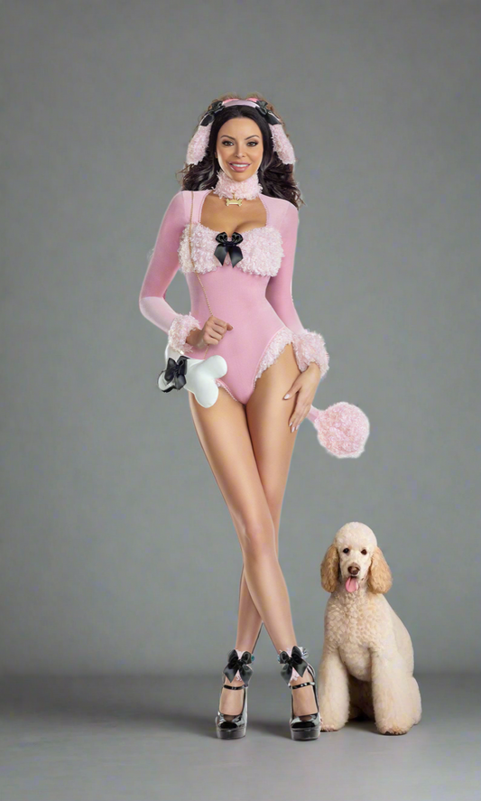 Frenchie Poodle includes bone purse