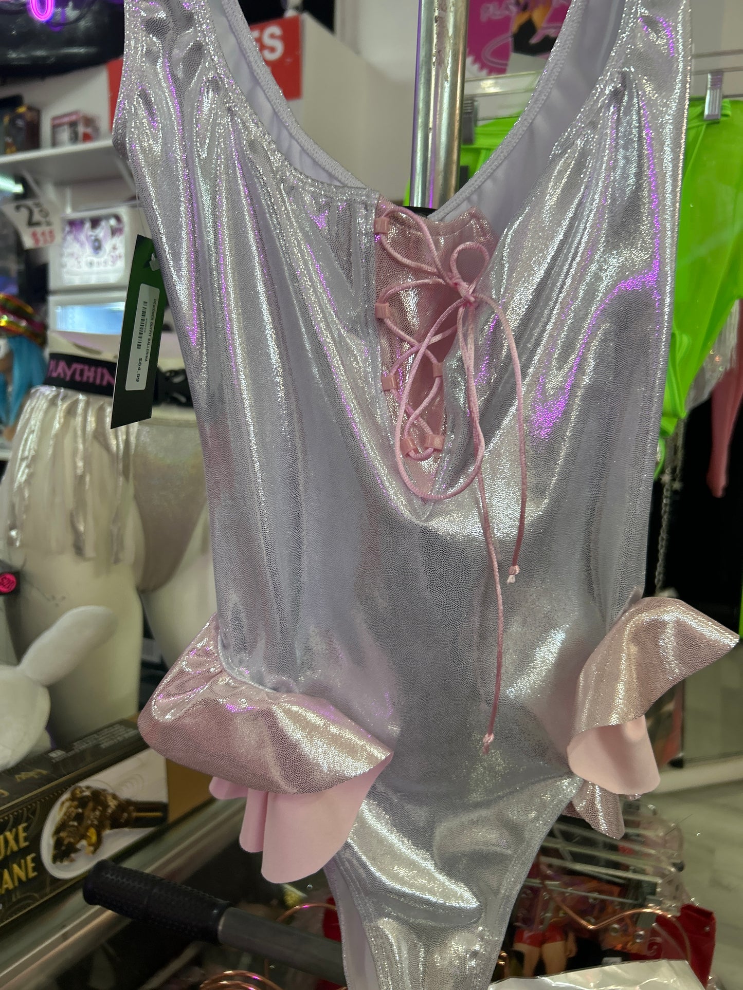 Exclusive Fairy bodysuit with side ruffles