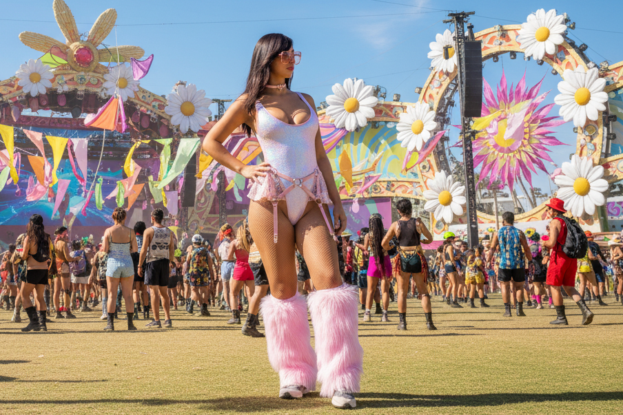 Sequin Ballerina Festival Outfit