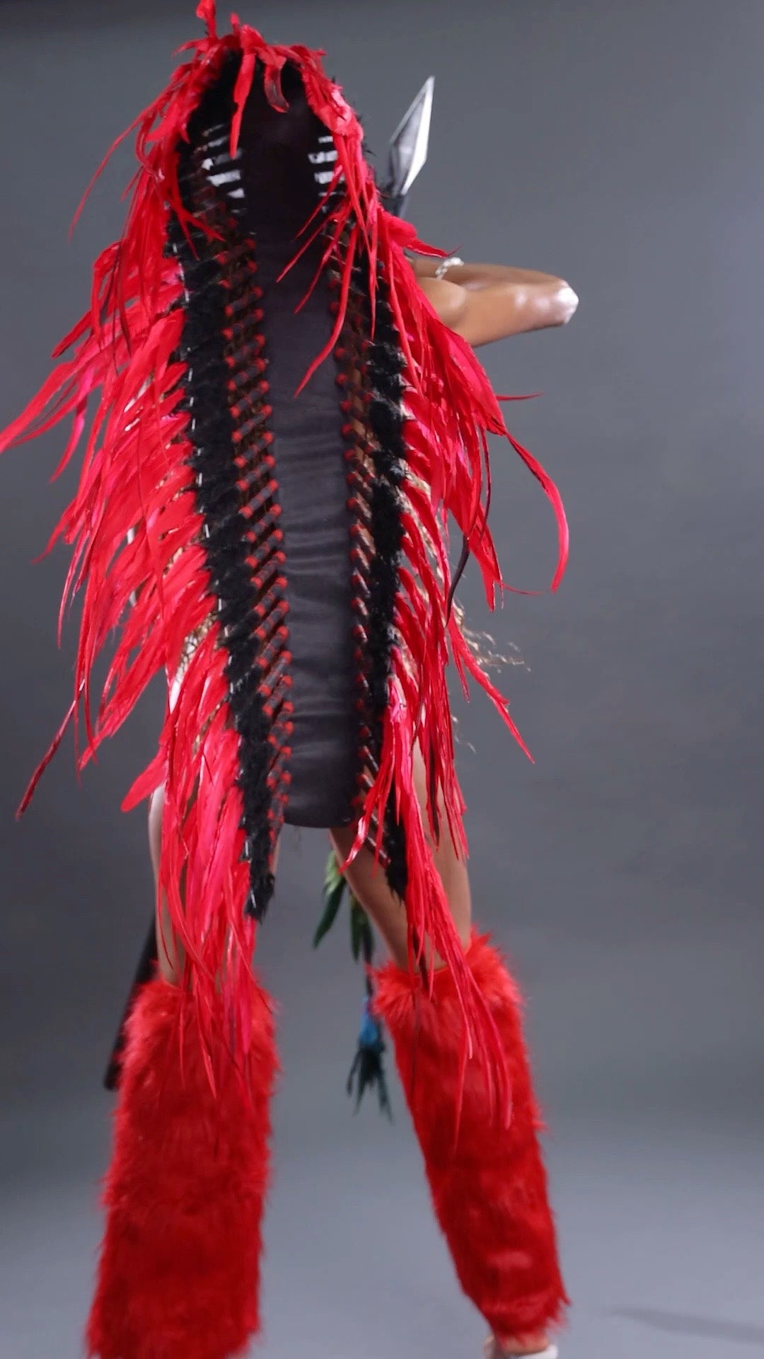 Exclusive Red Warrior Costume