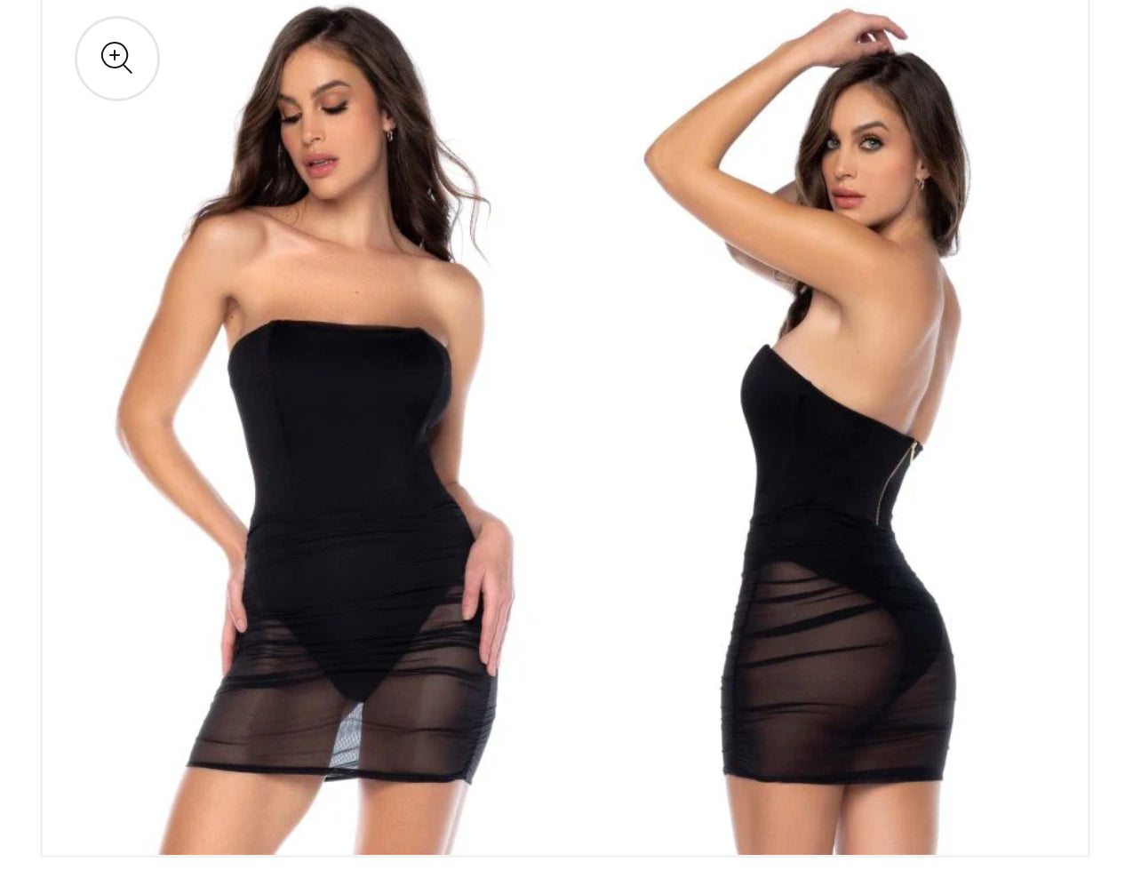 Little  Black strapless Dress 40003