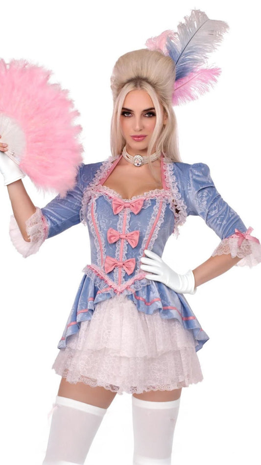 Styled Marie Antoinette Costume includes Fan