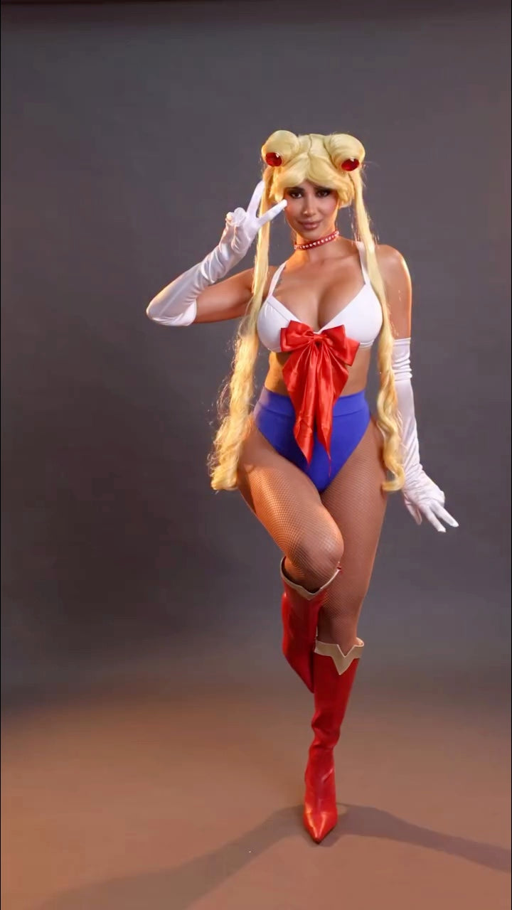 Exclusive Cosmic  Sailor  includes wig