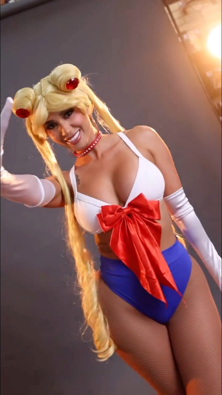 Exclusive Cosmic  Sailor  includes wig