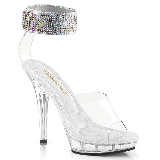 5” Clear Platform Sandals
