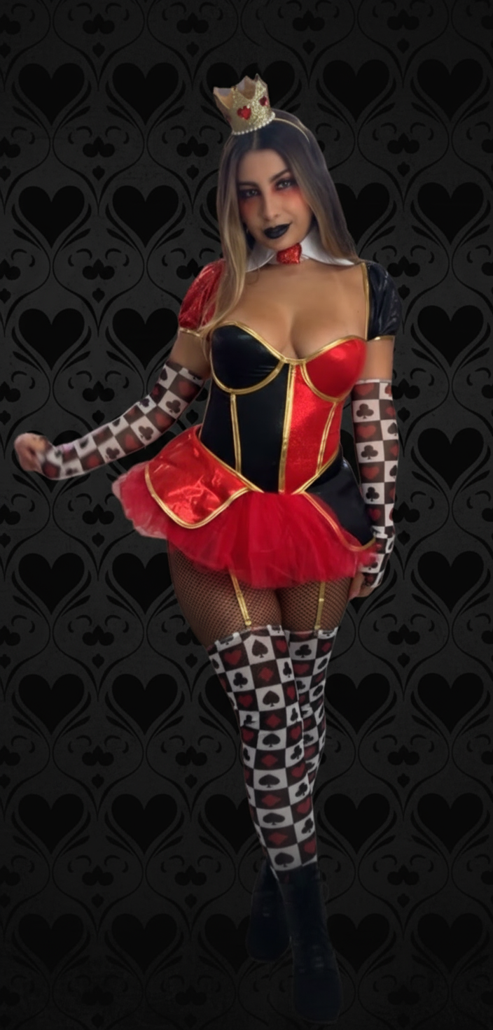 Royal Heart Queen Costume includes purse