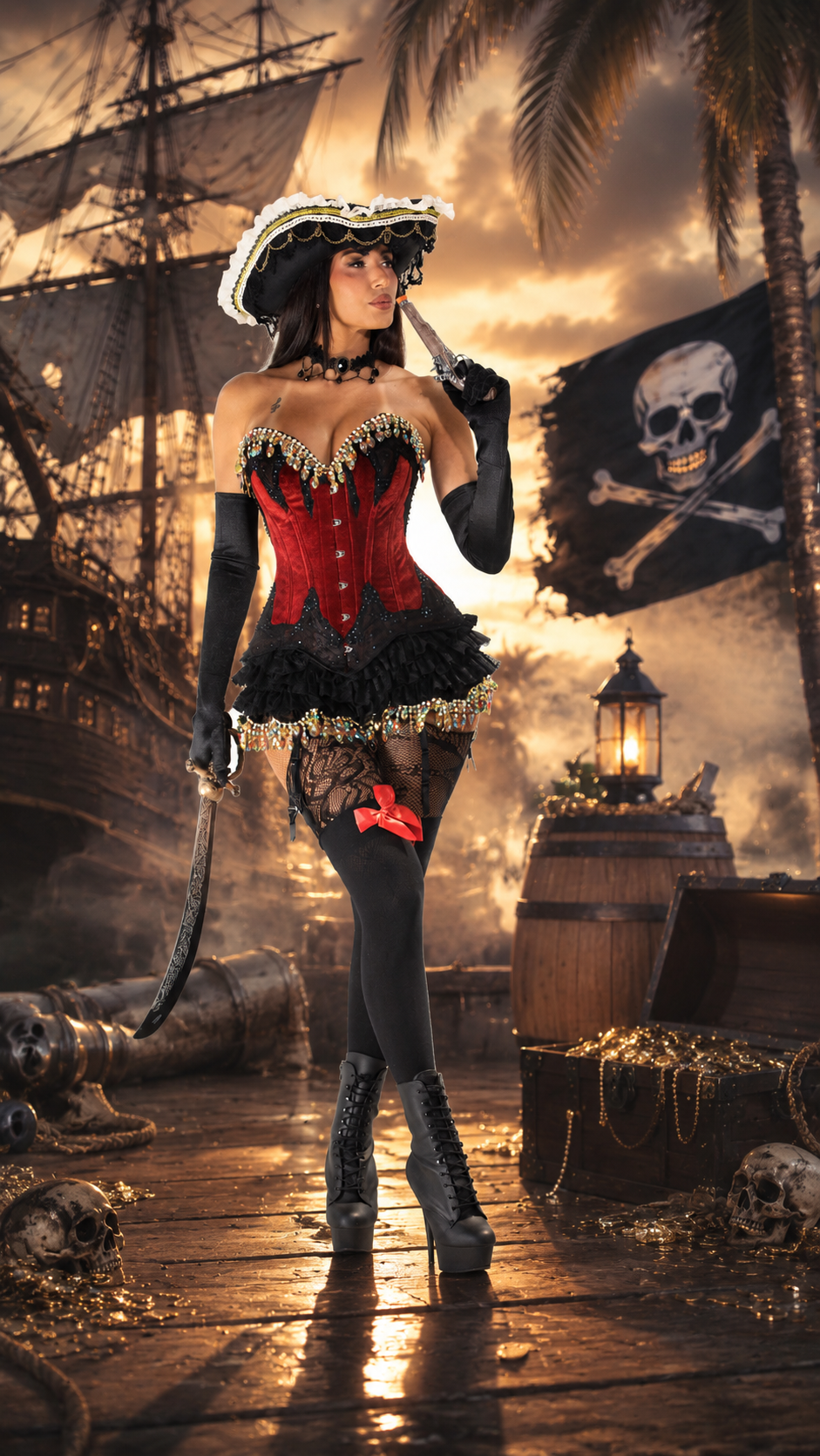 Royal Pirate Empress styled
