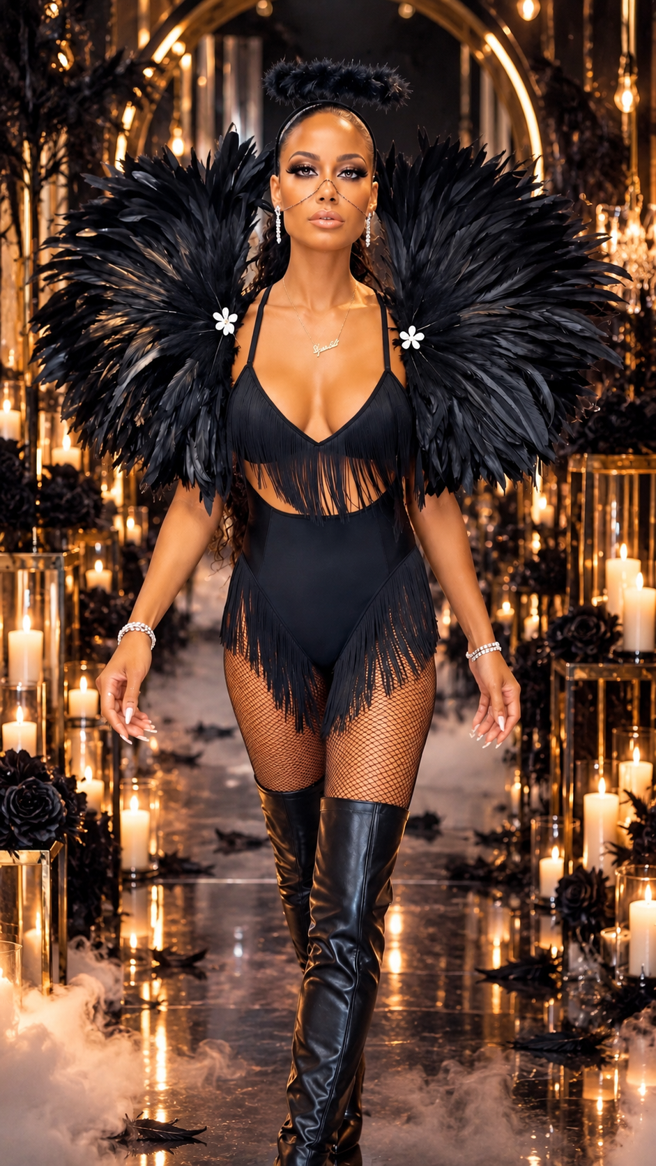 Exclusive Dark Glam Angel