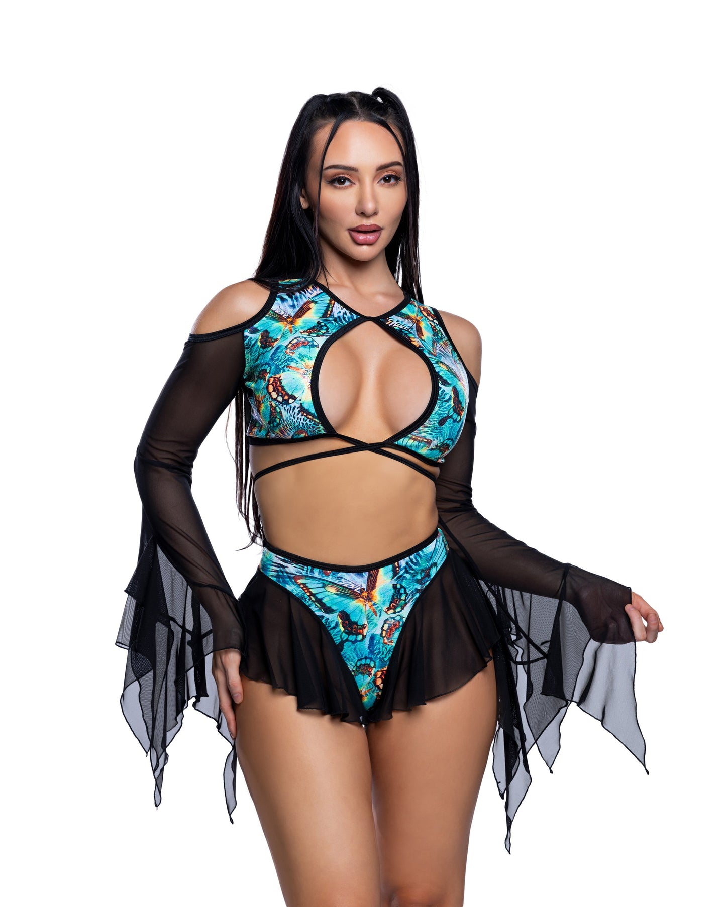 JR266 - Butterfly Flutter Shorts