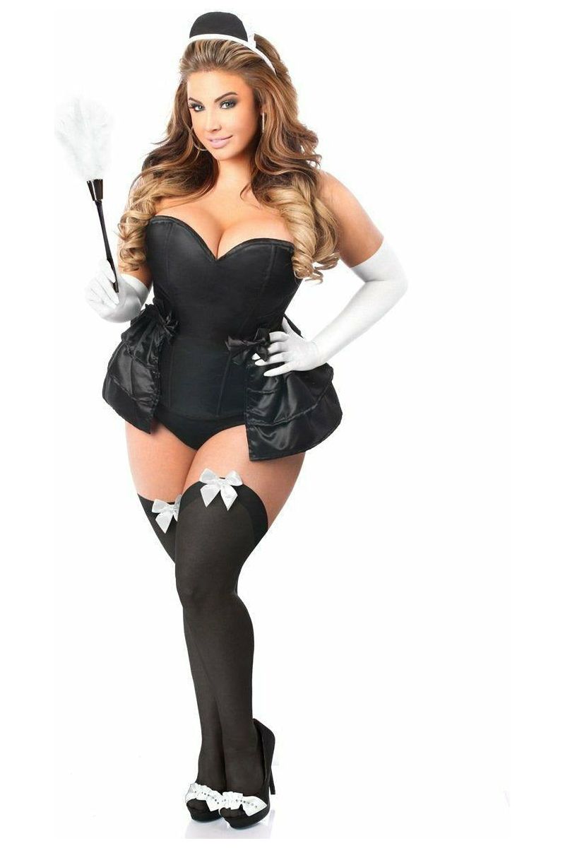 Lavish 5 PC Frisky French Maid Corset Costume - Daisy Corsets