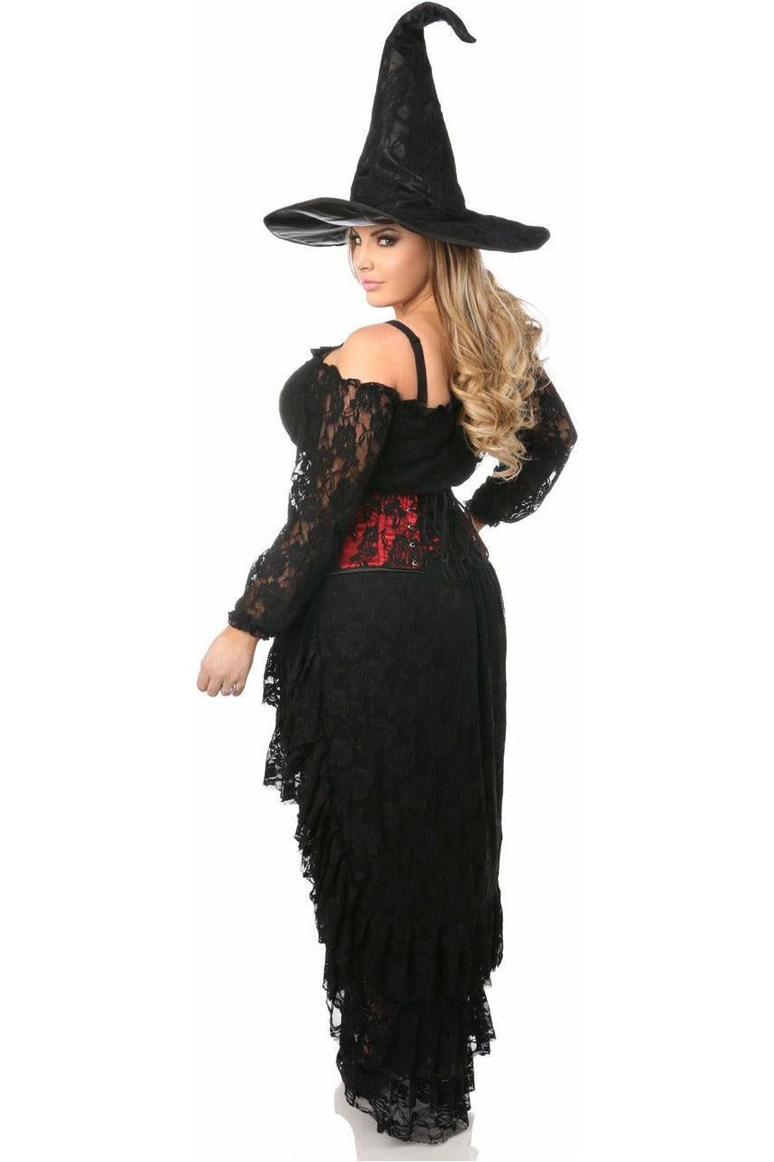 Lavish 4 PC Lace Witch Corset Costume - Daisy Corsets