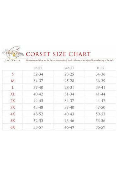Top Drawer 4 PC Premium Devil Corset Costume - Daisy Corsets