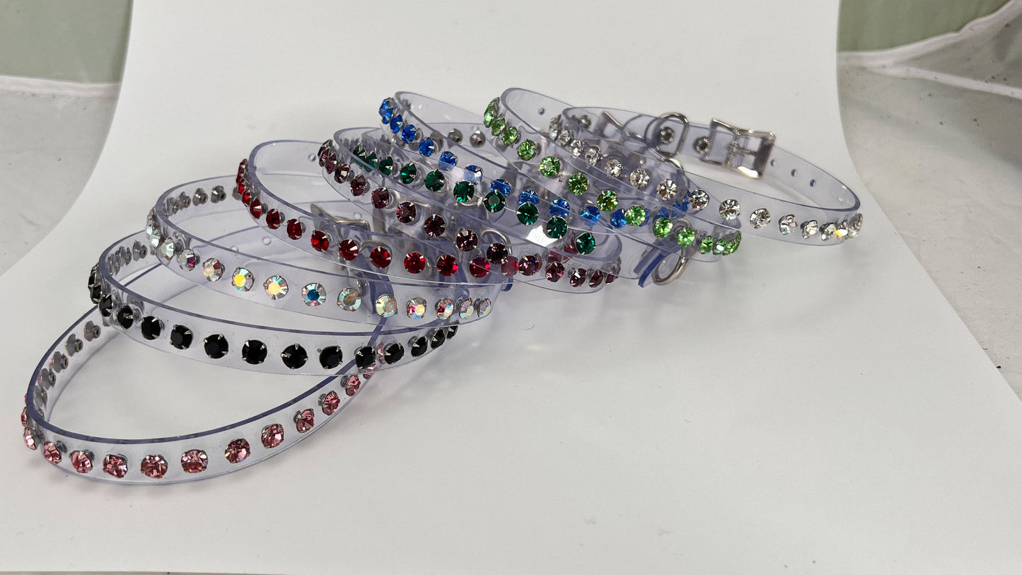 RHINESTONE CLEAR  CHOKER