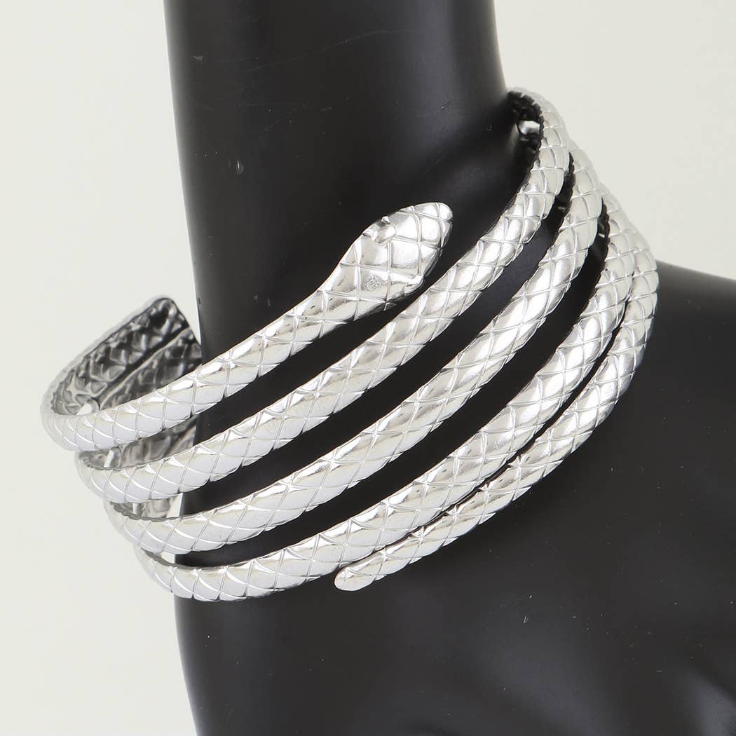 3AM BY H&D ACCESSORIES - Multi Snake Wrap Cuff Bracelet