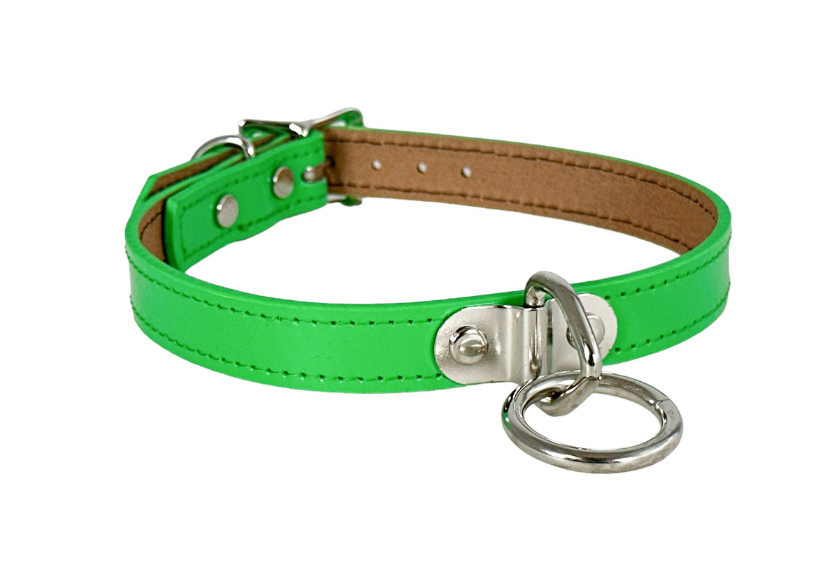 Funk Plus - CK129  PATENT NEON BONDAGE CHOKER