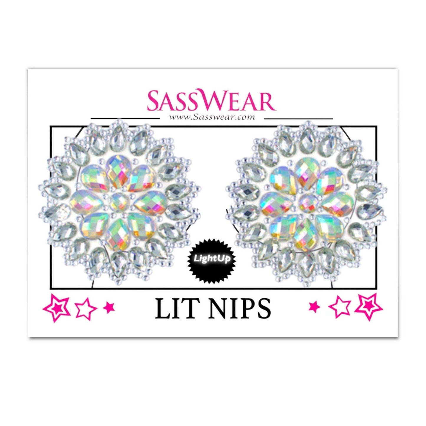 Lit Nips Light-Up Pasties- Sunbeam