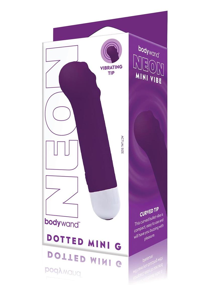 Bodywand Dotted Mini G - Neon Purple/Purple