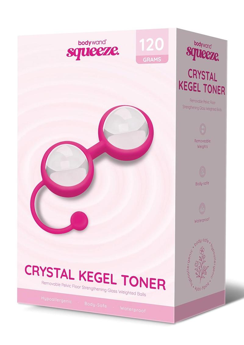 Bodywand Squeeze Crystal Kegel Toner 120g - Pink