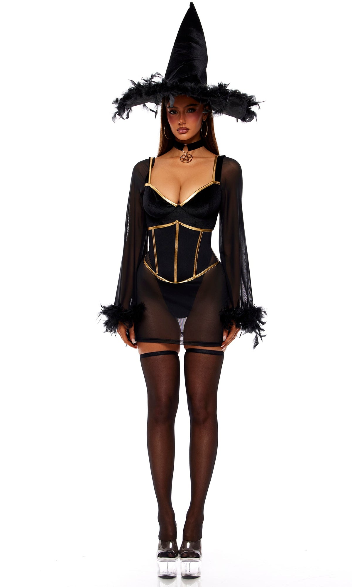 Hex Appeal 5-Piece Witch Costume Set