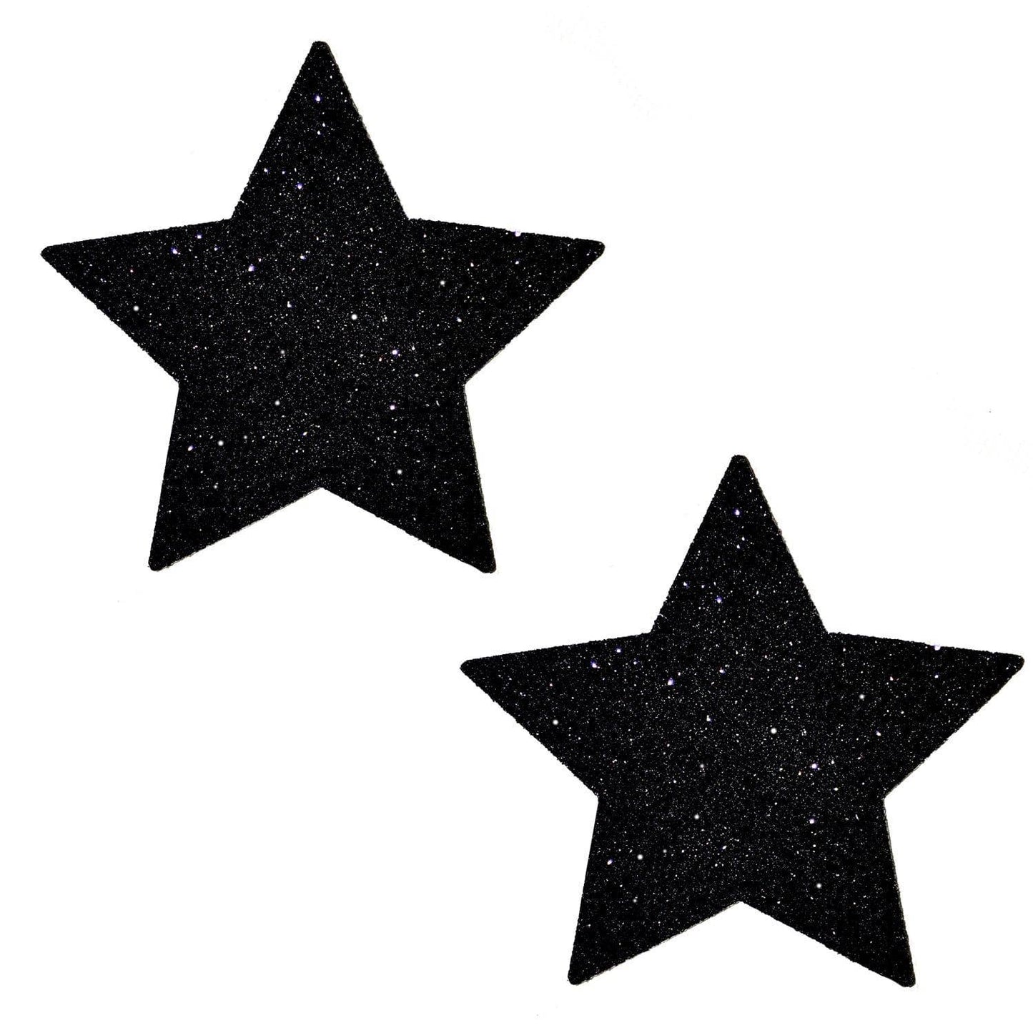 Neva Nude - Black Malice Glitter Starry Nights Nipple Cover Pasties