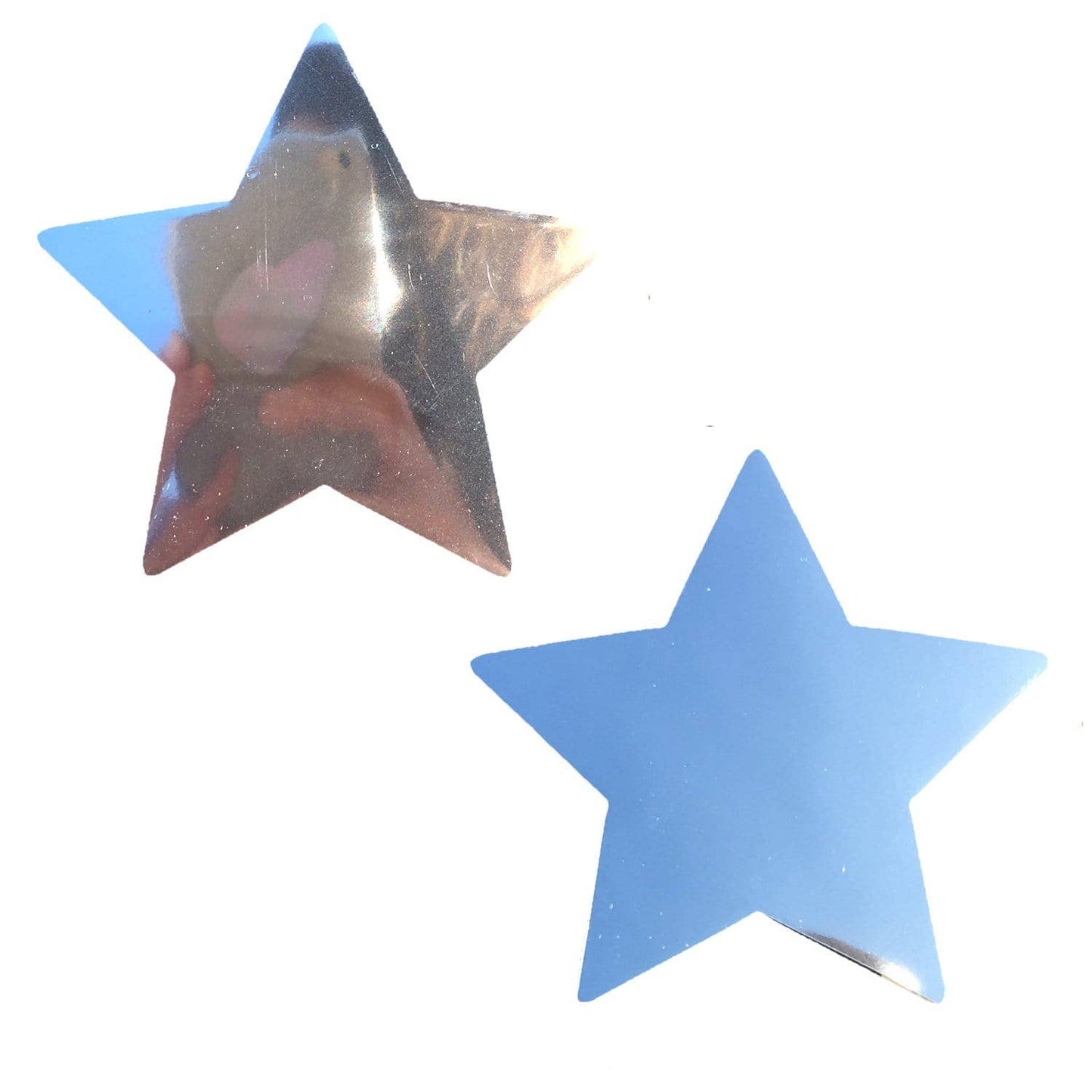 Neva Nude - Terminator Mirrored Chrome Starry Nights Nipple Cover Pasties