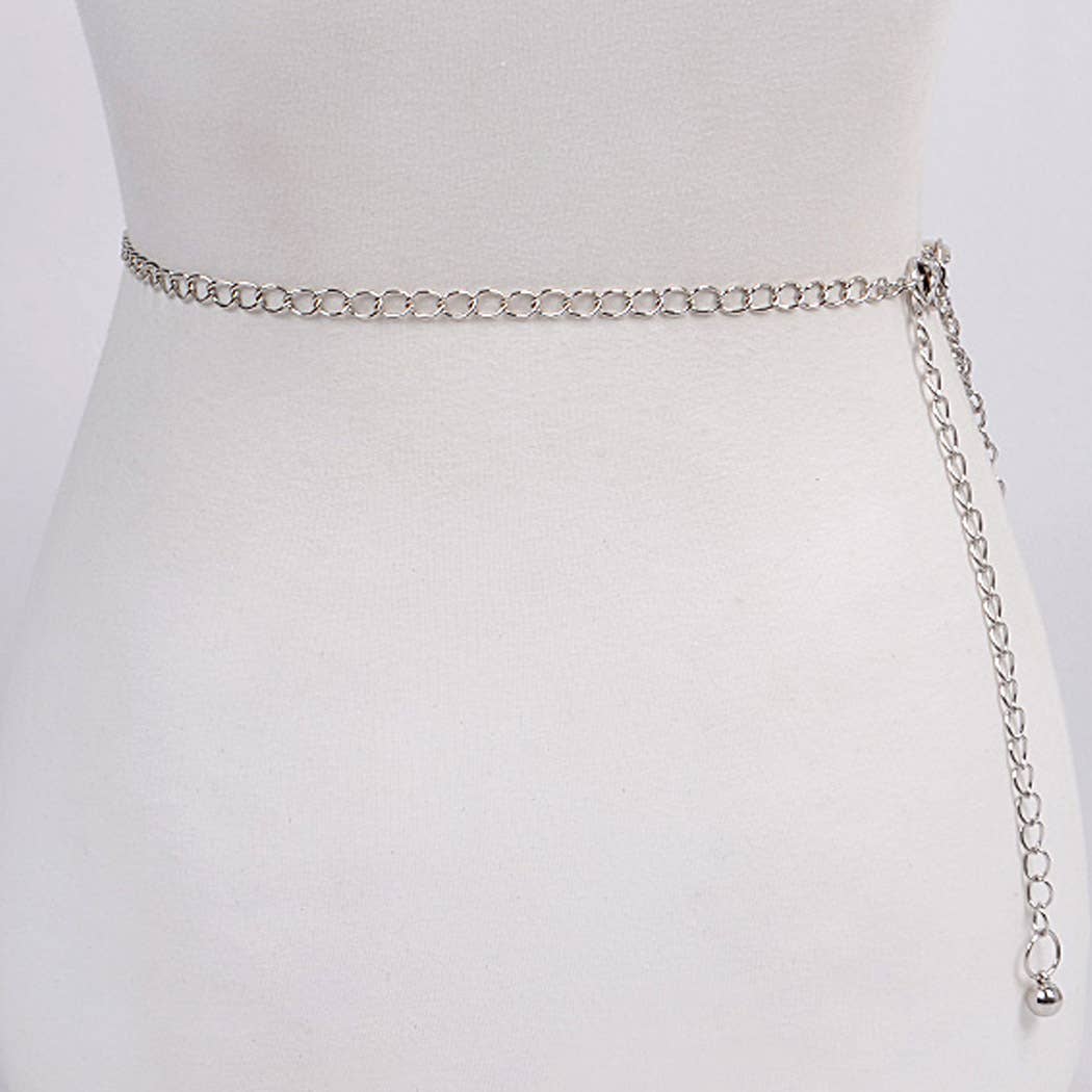 3AM BY H&D ACCESSORIES - Layered Chain Drop Belt