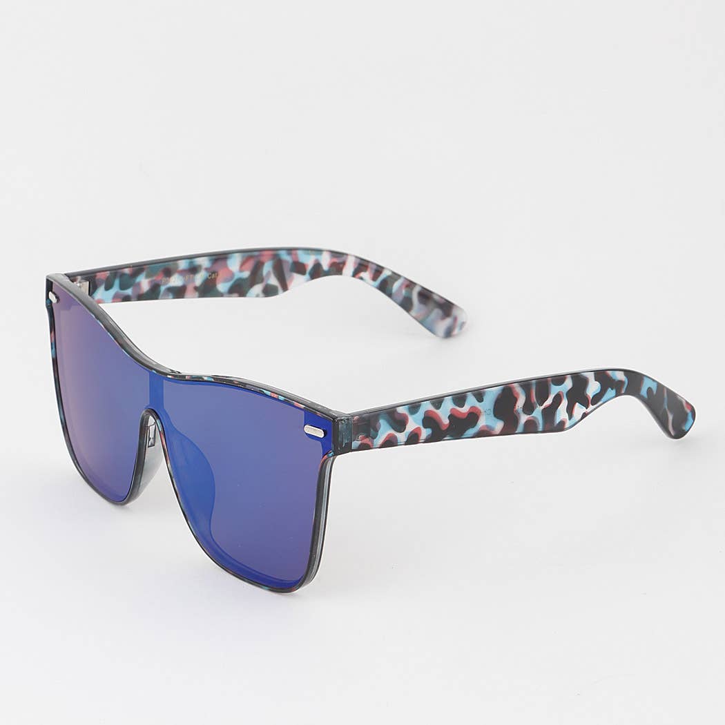 3AM BY H&D ACCESSORIES - Bright Polycarbonate Shield Sunglasses