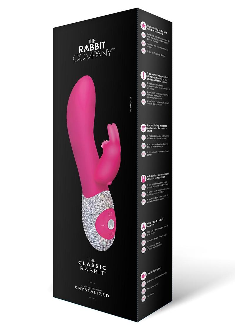 Classic Rabbit Bling - Hot Pink