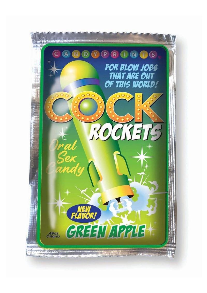 Cock Rockets Oral Sex Candy - Green Apple