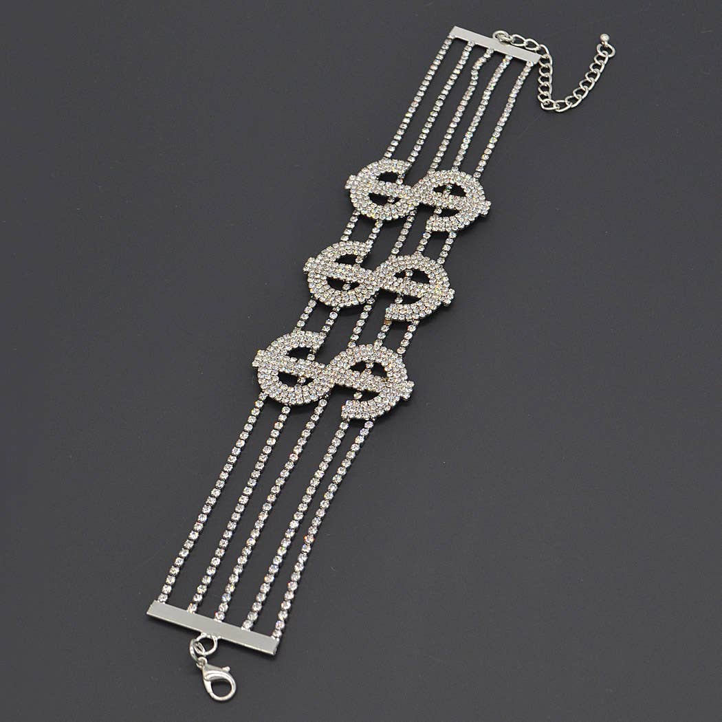 3AM BY H&D ACCESSORIES - Dollar Sign Choker