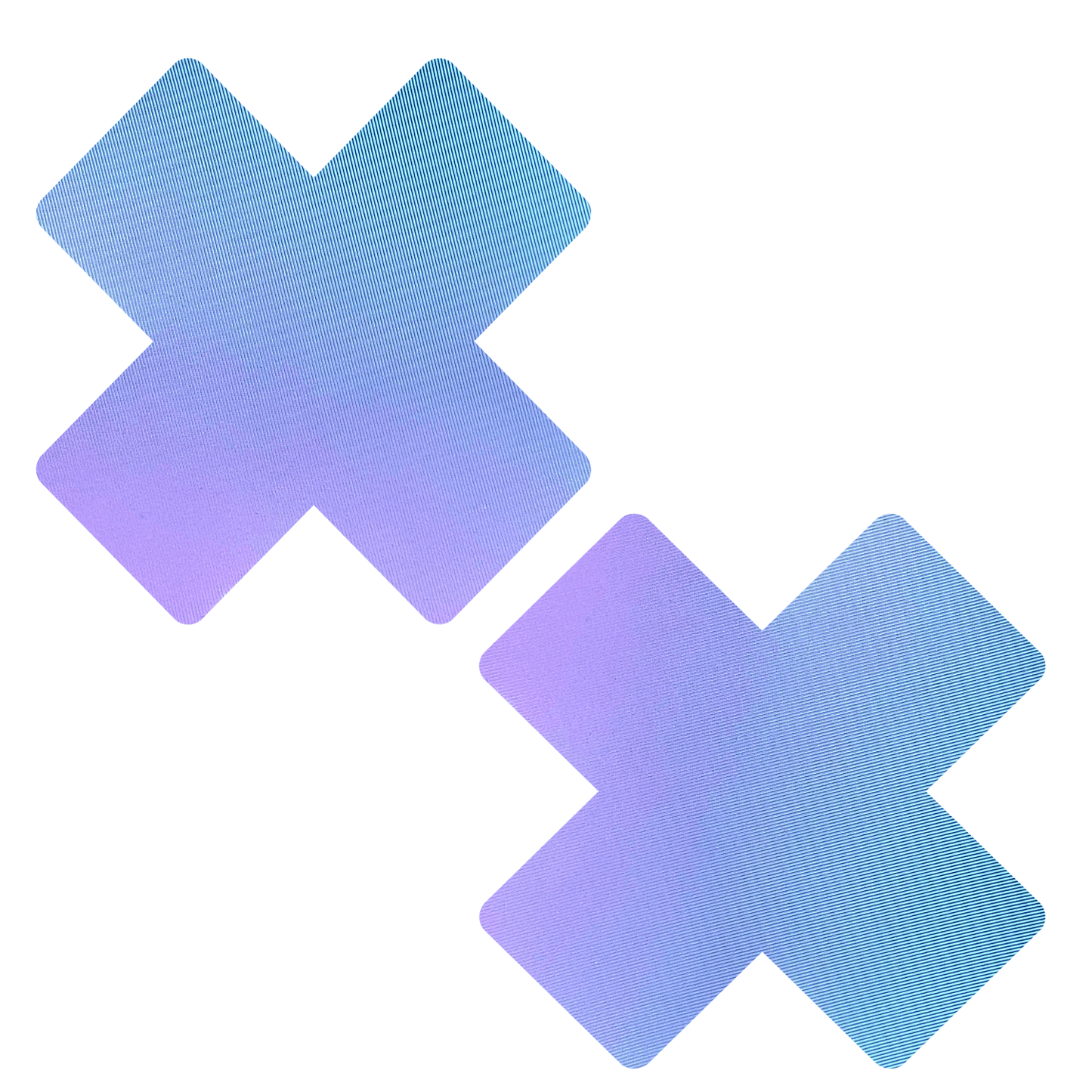 Chameleon Pastel Blue Color Changing X Factor Nipple Cover Pasties