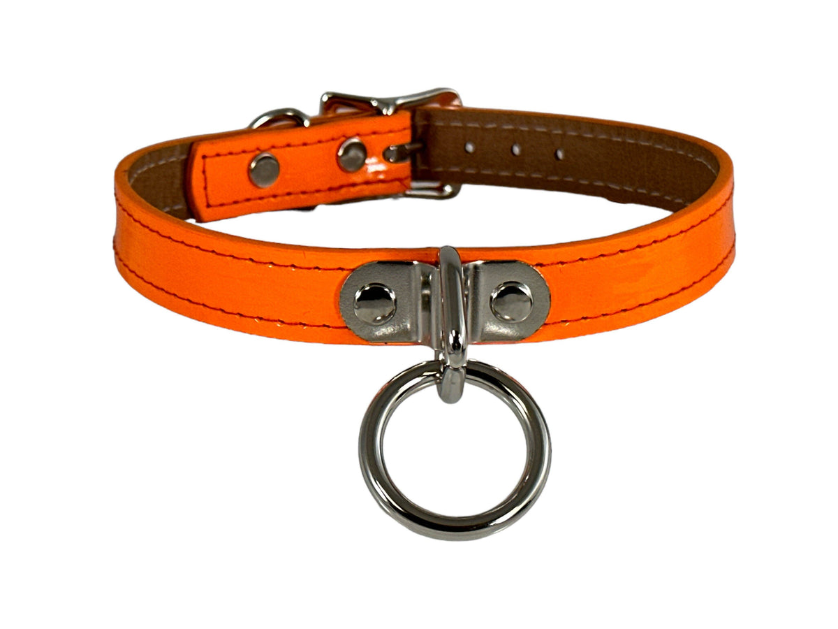 Funk Plus - CK129  PATENT NEON BONDAGE CHOKER
