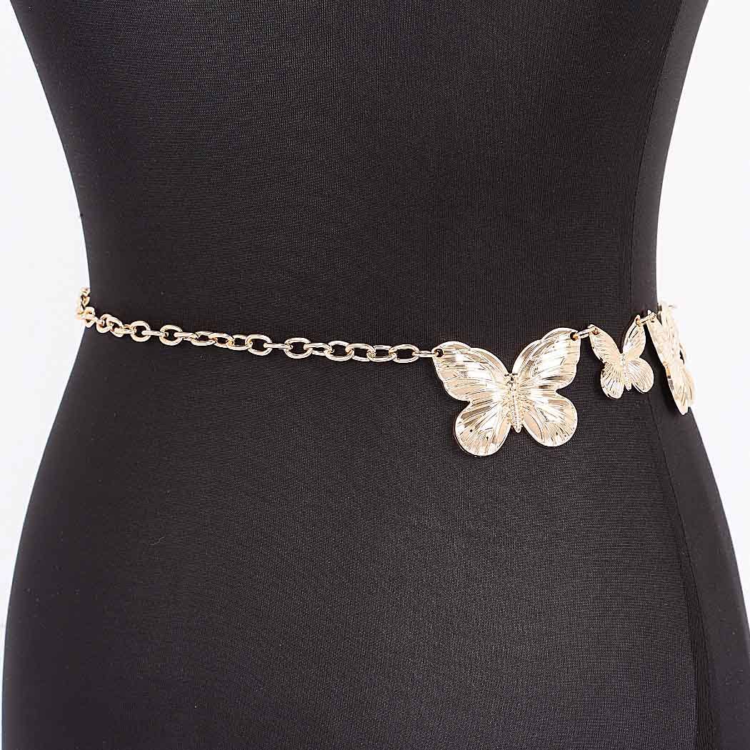 3AM BY H&D ACCESSORIES - Multi Butterfly Chain Belt