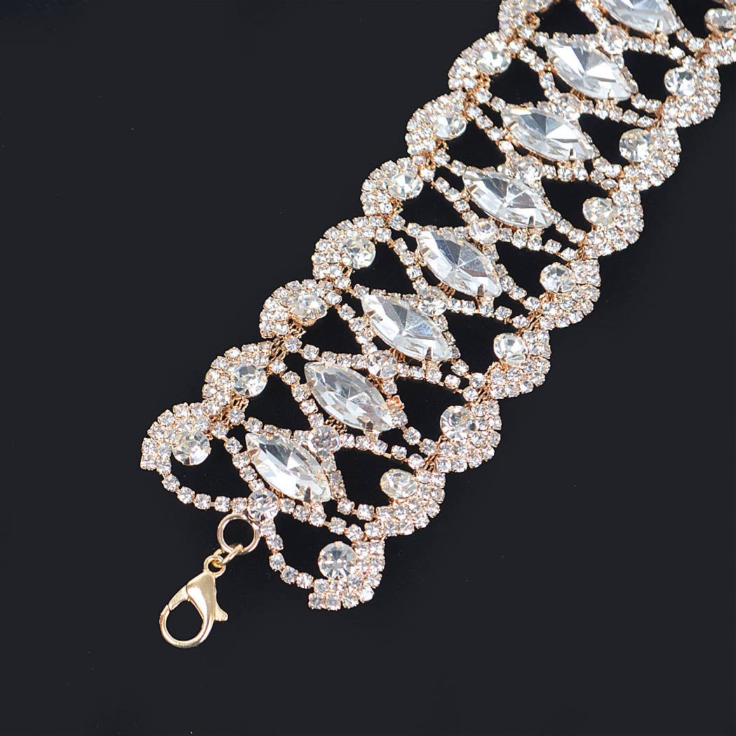 3AM BY H&D ACCESSORIES - Rhinestone Necklace