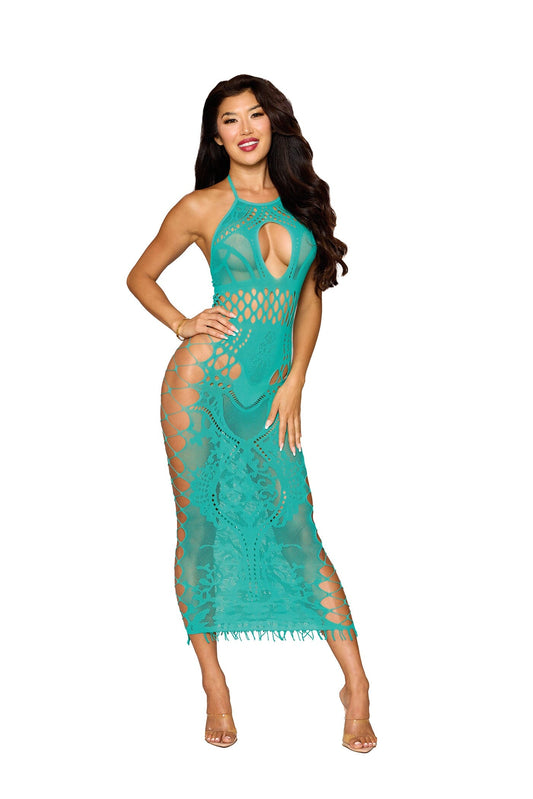 Dreamgirl Agate Bodystocking Gown Lingerie Dreamgirl