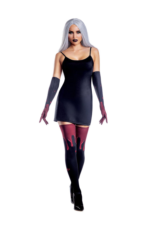 Dreamgirl Bloody Starter Kit â€“ Halloween Horror Makeup & Accessories Costume Dreamgirl