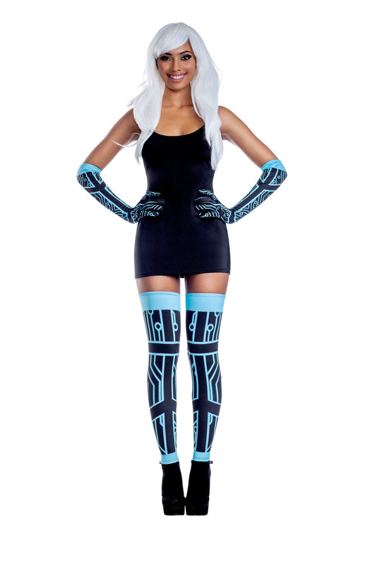 Dreamgirl Cyber Starter Kit â€“ Futuristic Costume Accessories Costume Dreamgirl