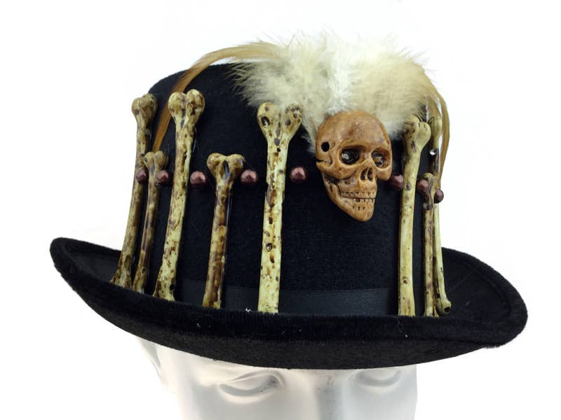 KBW Global Corp. - Skeleton Bone And Feather Top