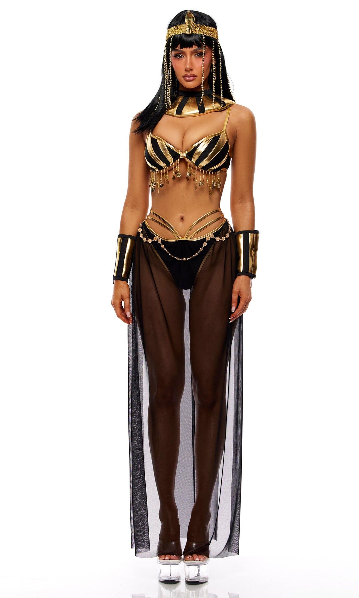 Cleopatra Complex 4-Piece Pharaoh Costume Set