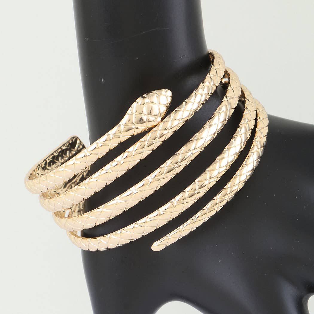3AM BY H&D ACCESSORIES - Multi Snake Wrap Cuff Bracelet