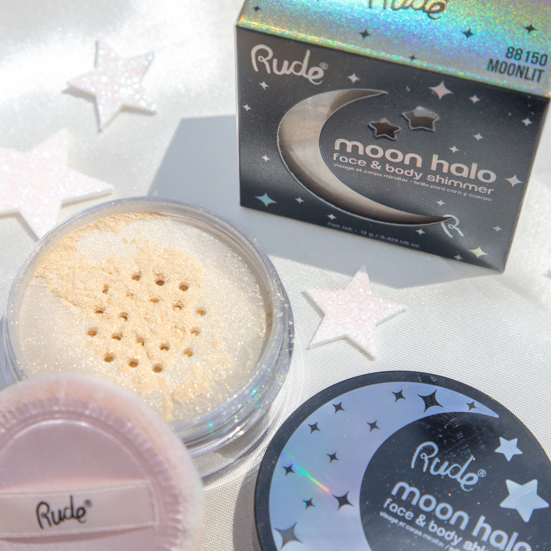 Rude Cosmetics - Moon Halo Face & Body Shimmer