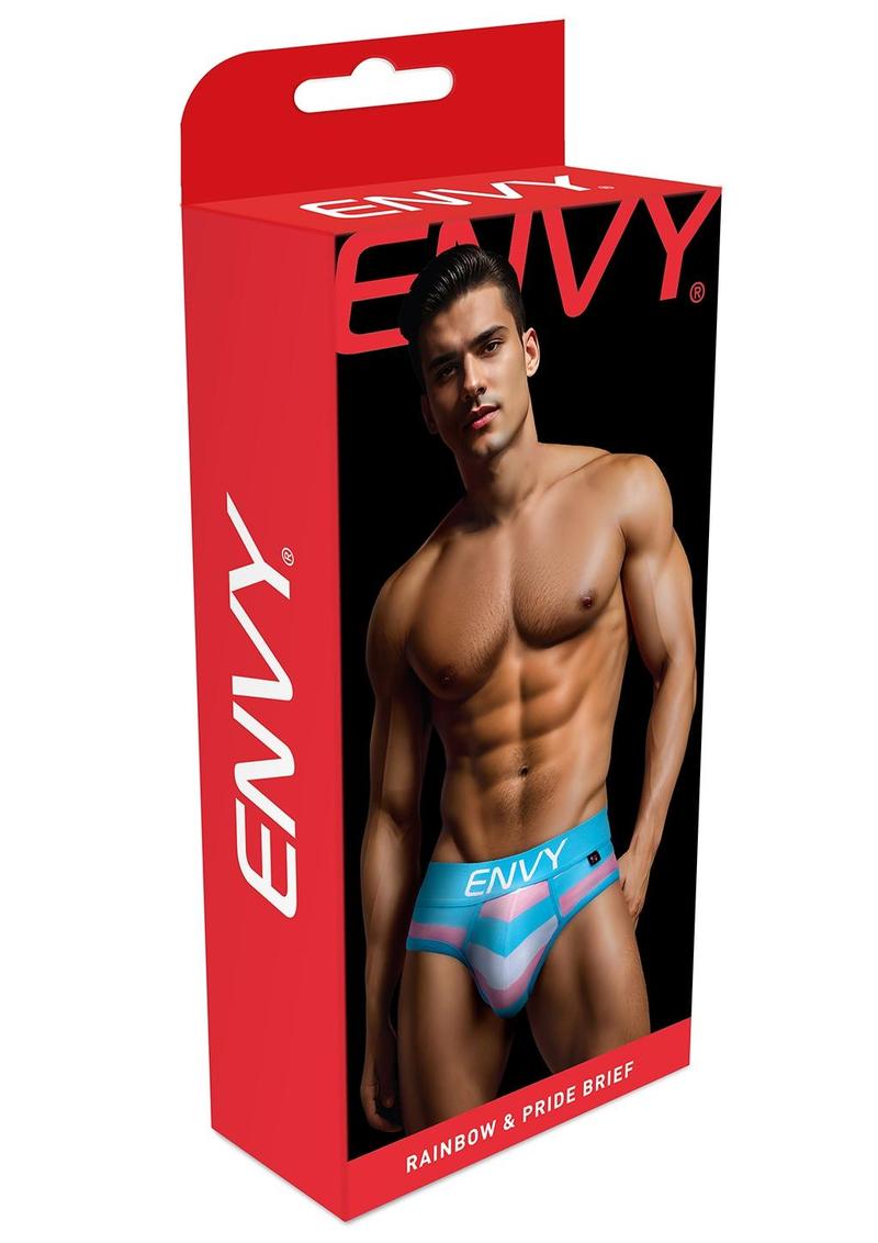 Envy Rainbow Pride Brief-Blue-Ml