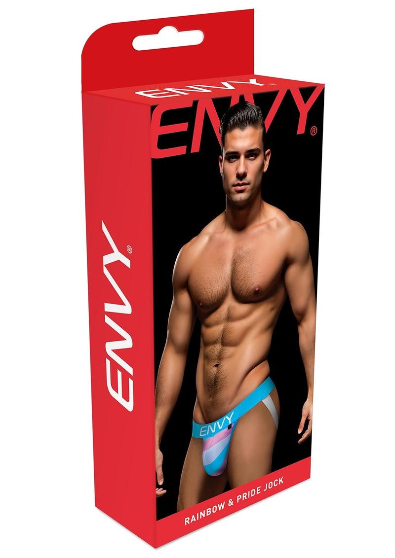 Envy Rainbow Pride Jock-Blue-Lxl