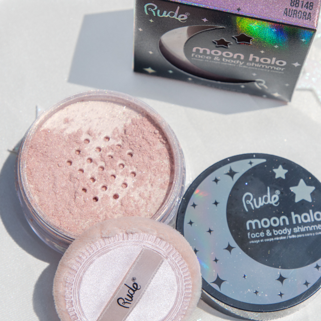 Rude Cosmetics - Moon Halo Face & Body Shimmer
