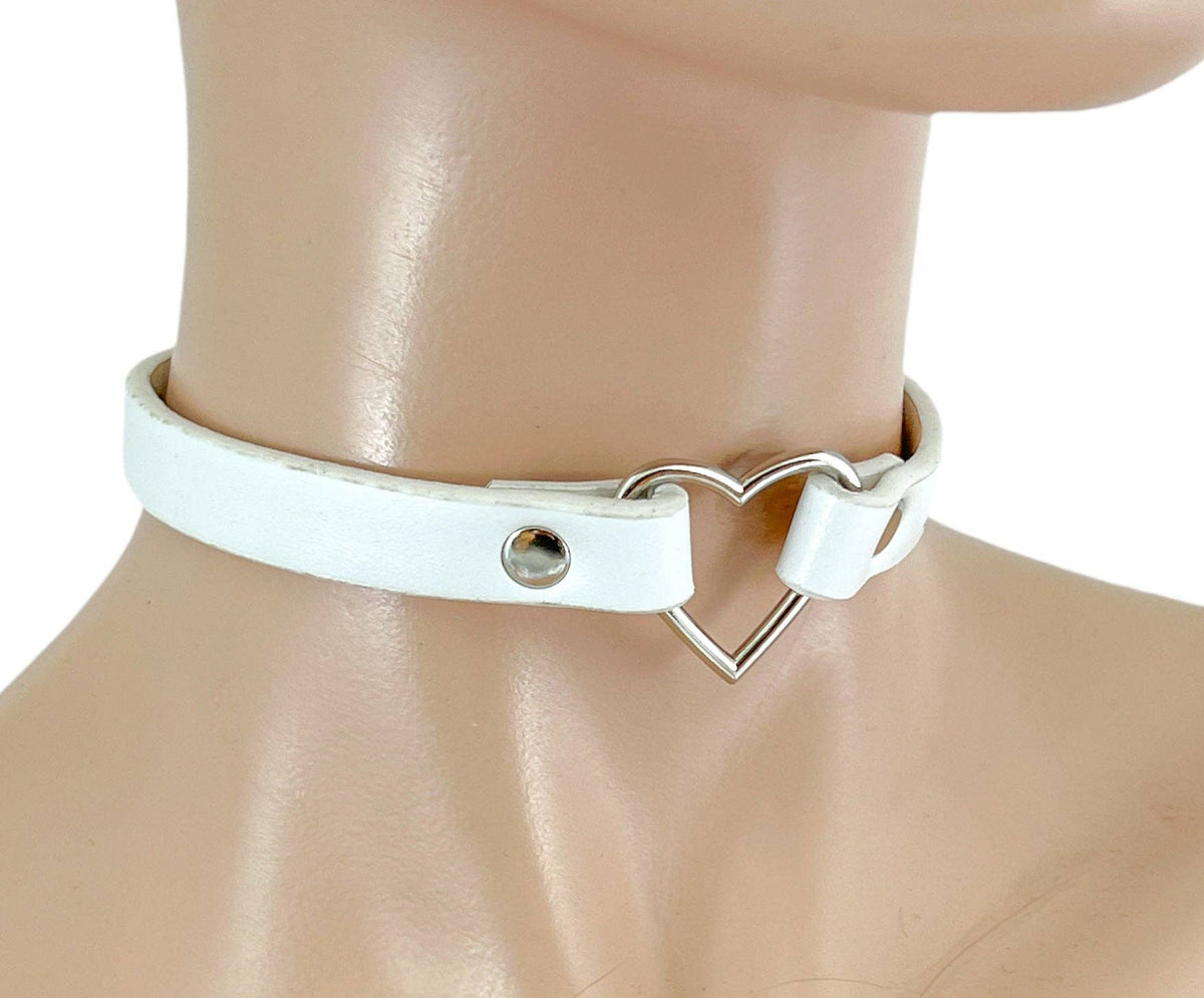 Funk Plus - FC224M SMALL HEAR SKINNY VEGAN CHOKER