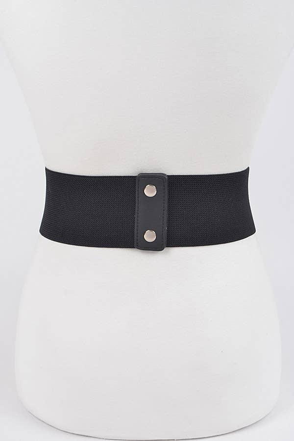 3AM BY H&D ACCESSORIES - Wide Rhinestone Waist Belt
